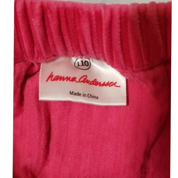 Hanna Andersson wide wale corduroy pink skirt 110 - Picture 2 of 6